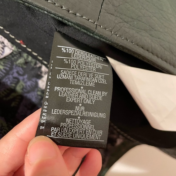 Derimod Mayfair Leather Jacket Size M - Picture 16 of 16